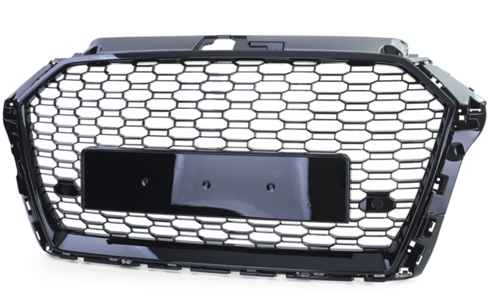 AUDI A3 / S3 LOOK RS3 2017+ MASCARA NEGRO BRILLANTE